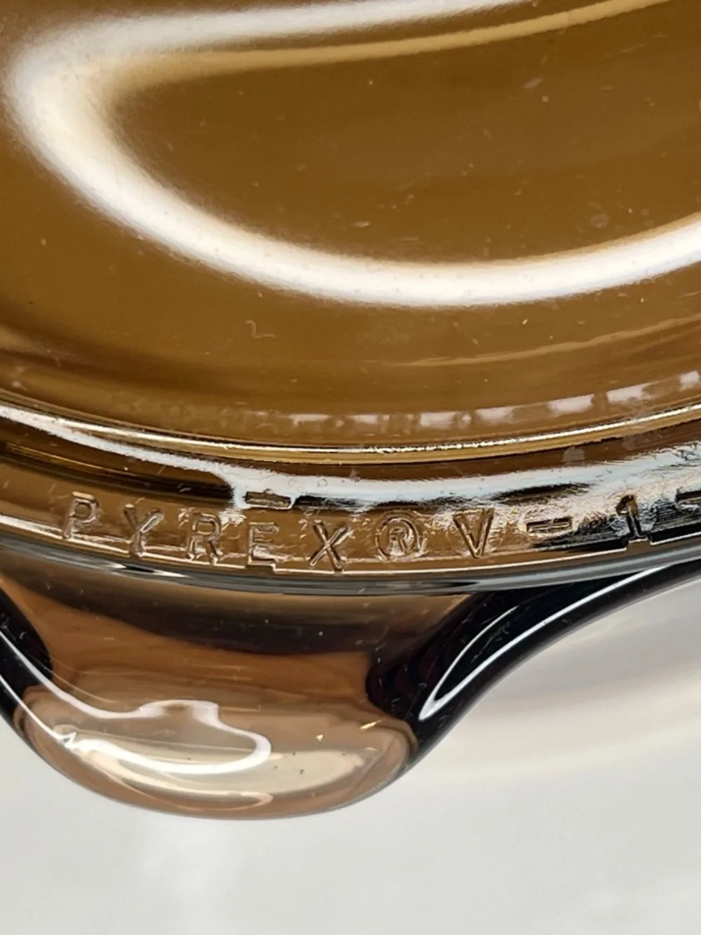 Corning Vision France Amber Glass 1L Cooking Pot Sauce Pan Lid V-1-C EUC - Picture 4 of 14
